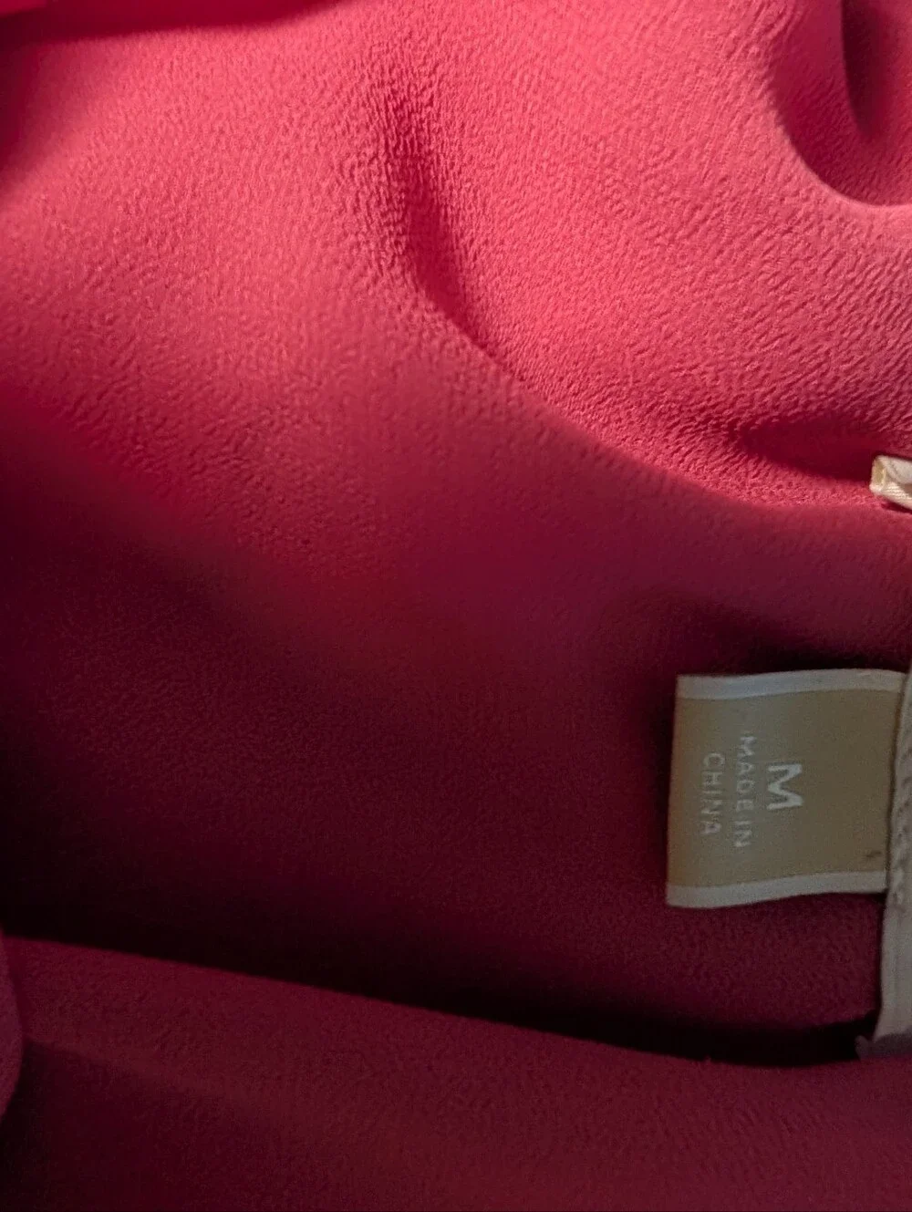 A-191 Michael Kors Pink Butterfly Blouse Medium